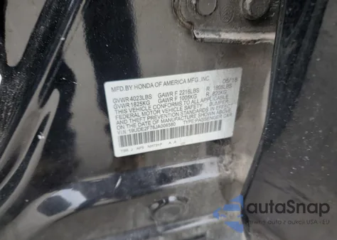 2018 Acura Ilx Premium из США, поврежденный, VIN 19UDE2F76JA006580